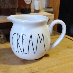 Rae Dunn Cream Ceramic Pitcher